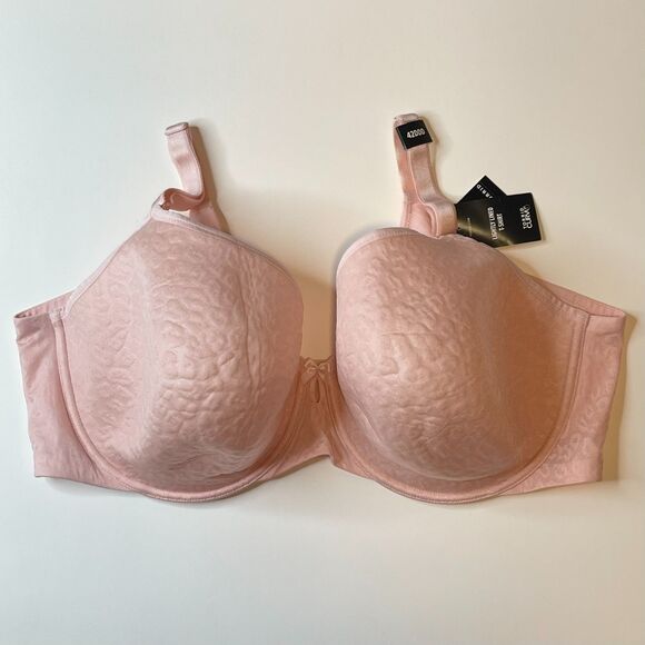 Torrid Pink Bra Simply Spacer T-Shirt Back Smoothing 42DDD Underwire NWT - Picture 2 of 10